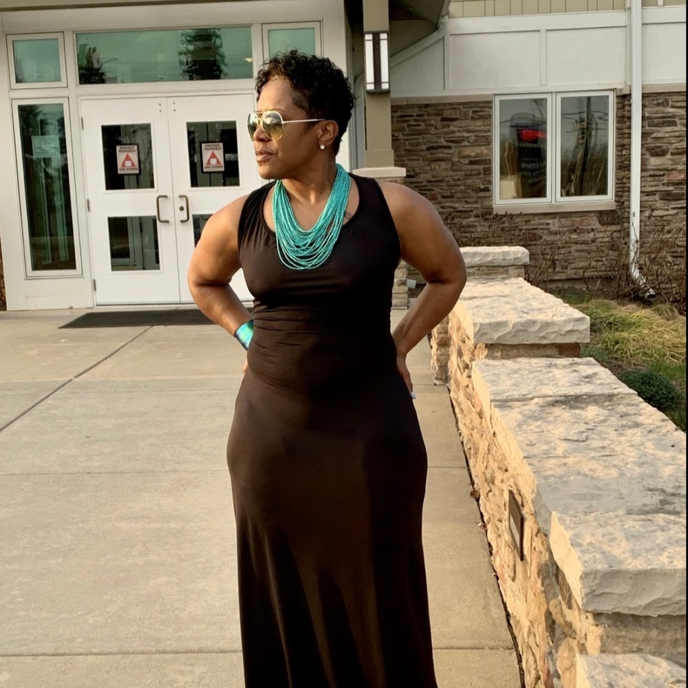 Backless Bandage Maxi Dress